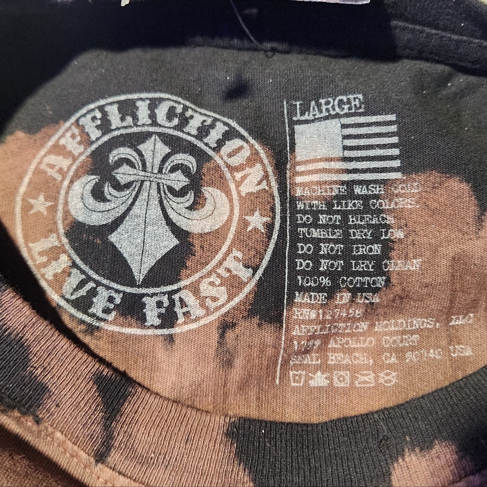 AFFLICTION EAGLE ROCK T-shirt - Picture 2 of 5